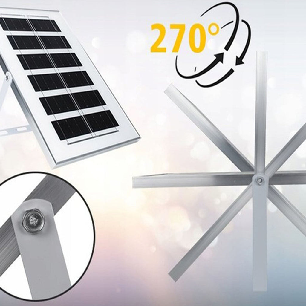 Snažna solarna lampa, senzor sumraka, daljinski upravljač, Vögler Professional 1200W